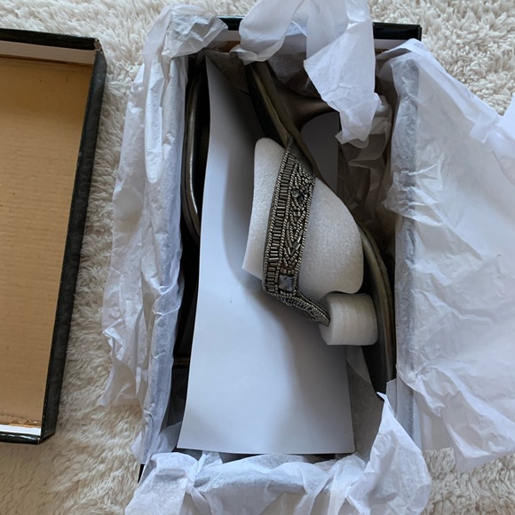 NWT Lane Bryant new in box silver heels - Picture 15 of 15